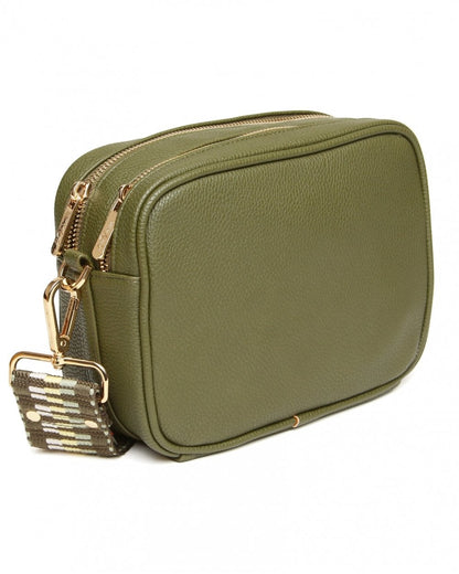 Soho Camera Crossbody Bag - Olive