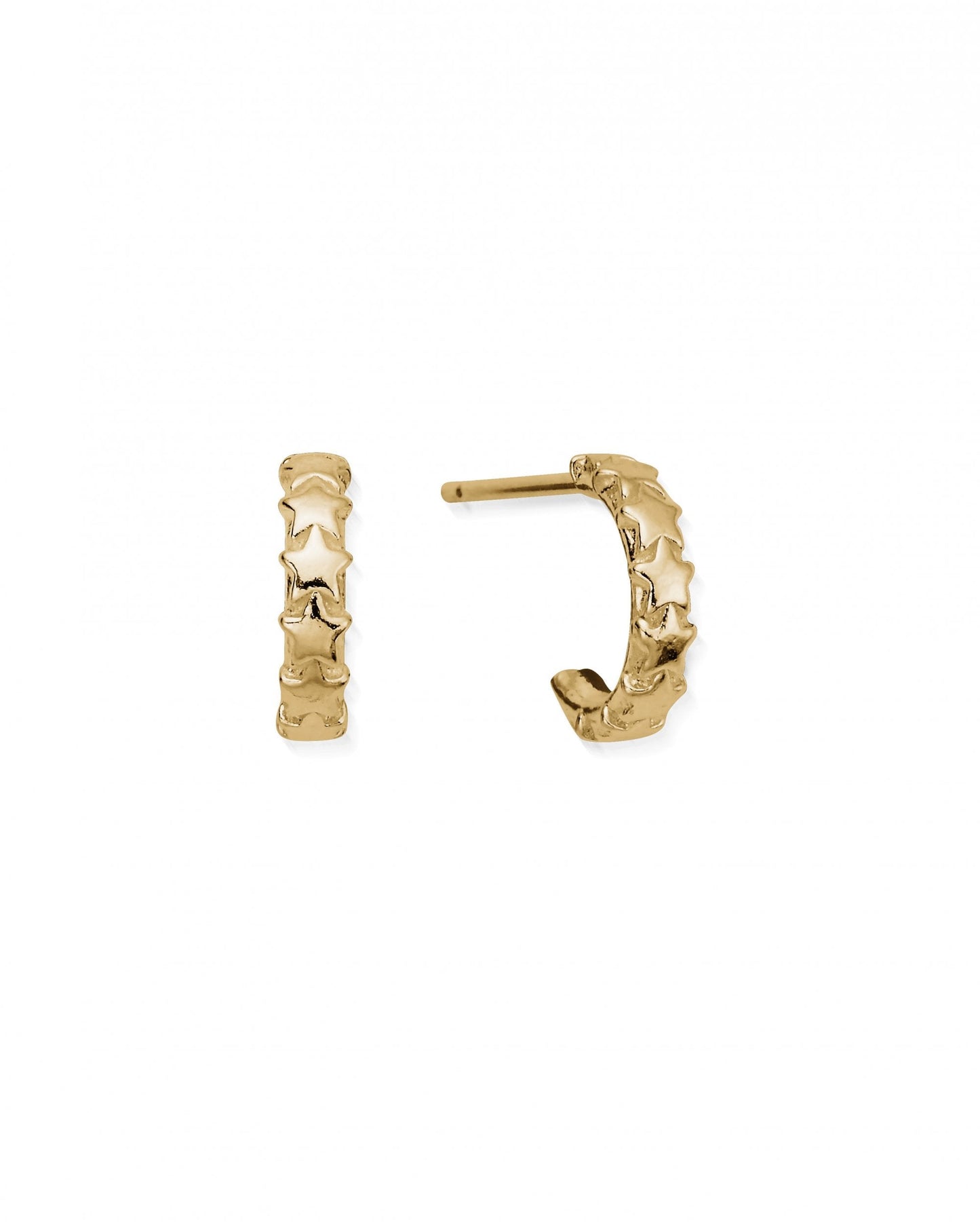 Tiny Multi Star Huggie Hoops