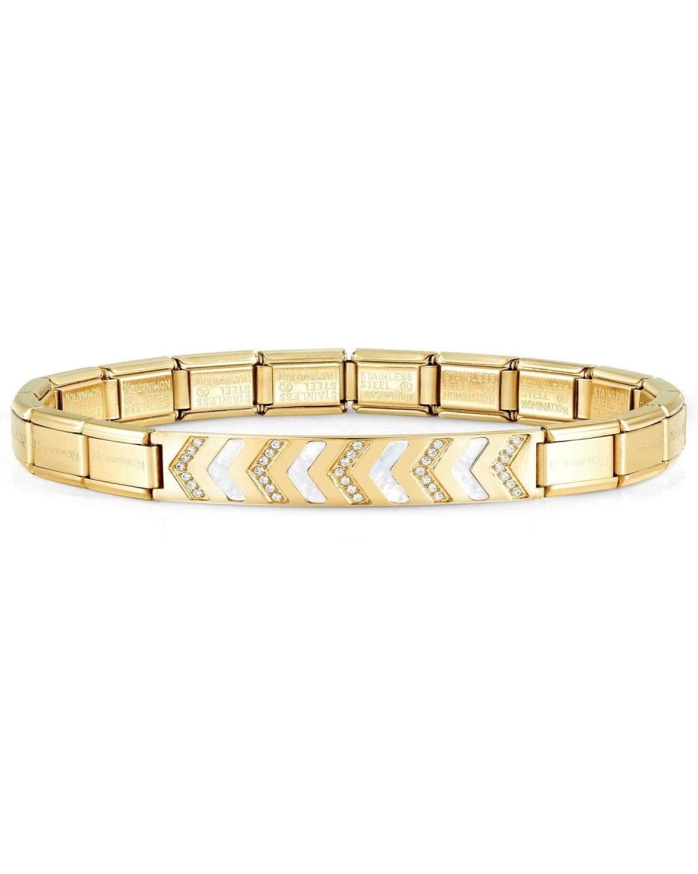 Trendsetter New York Bracelet, Yellow with Mother Of Pearl
