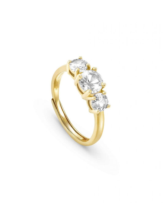 COLOR WAVE Ring, Yellow Gold