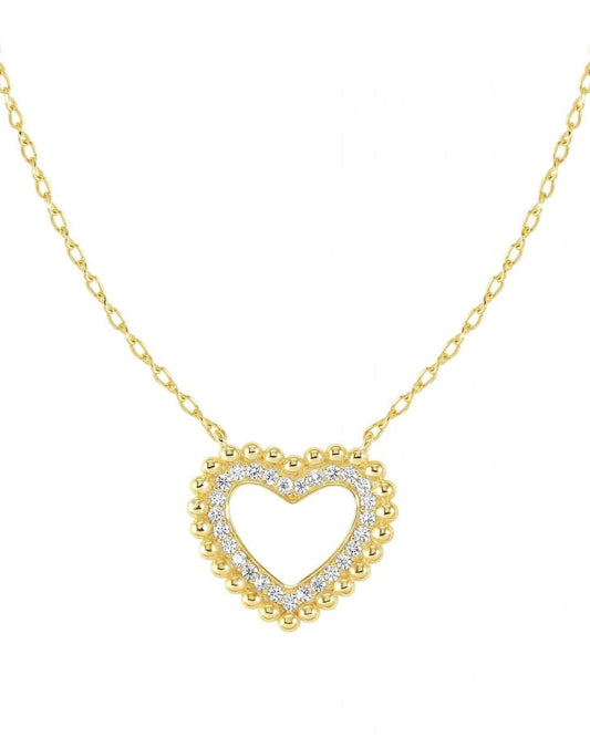 LOVECLOUD Necklace, Yellow Gold Heart
