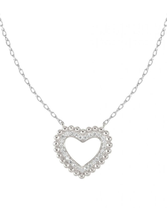 LOVECLOUD Necklace, Silver Heart
