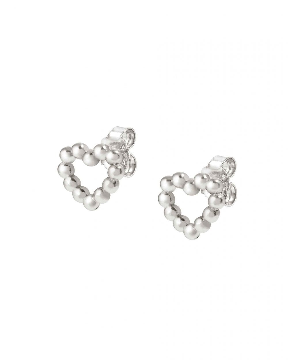 LOVECLOUD Earrings, Silver Heart