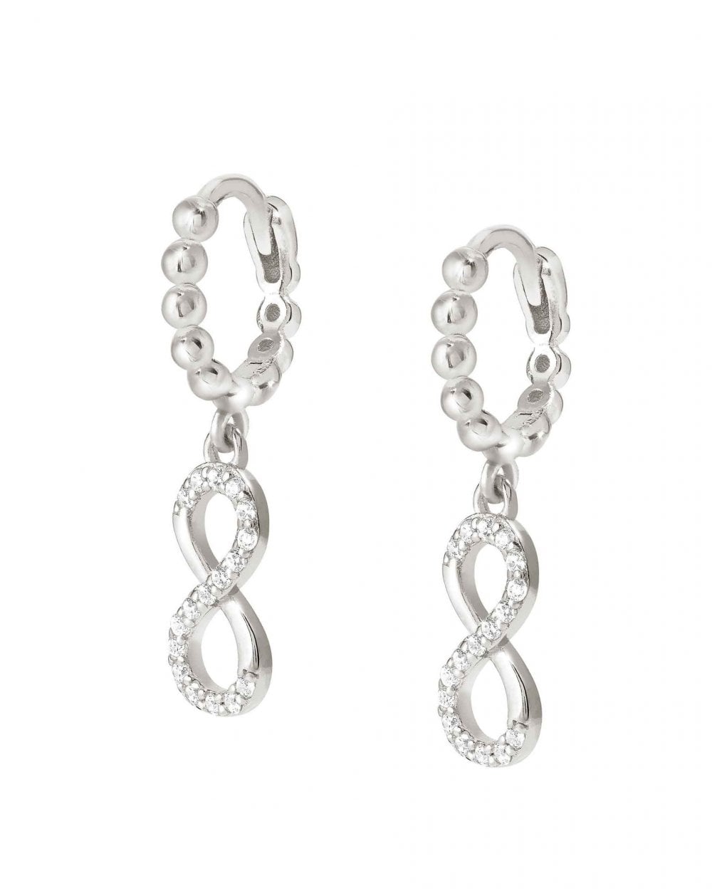 LOVECLOUD Earrings, Infinity Silver