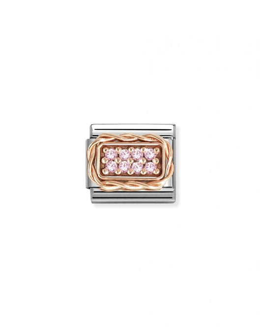 Composable Classic Link ,Pink CZ