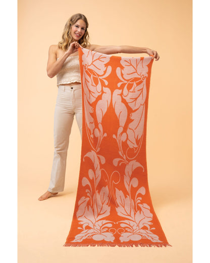 Opulent Flourish - Woven Scarf