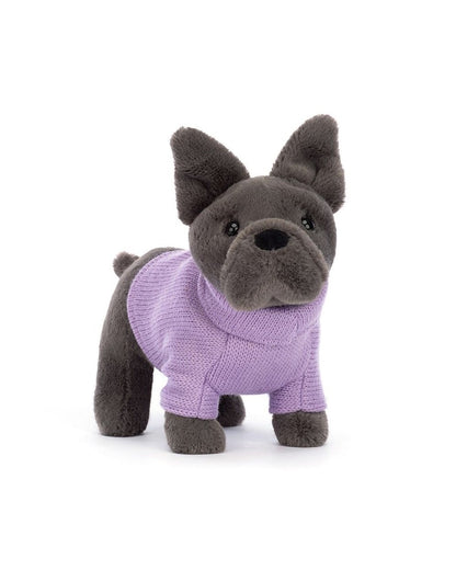 Sweater French Bulldog Purple