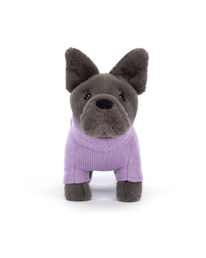 Sweater French Bulldog Purple