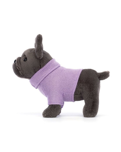 Sweater French Bulldog Purple