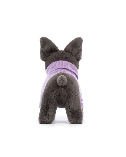 Sweater French Bulldog Purple
