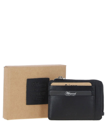 Leather Card Holder Black: 1275-VT