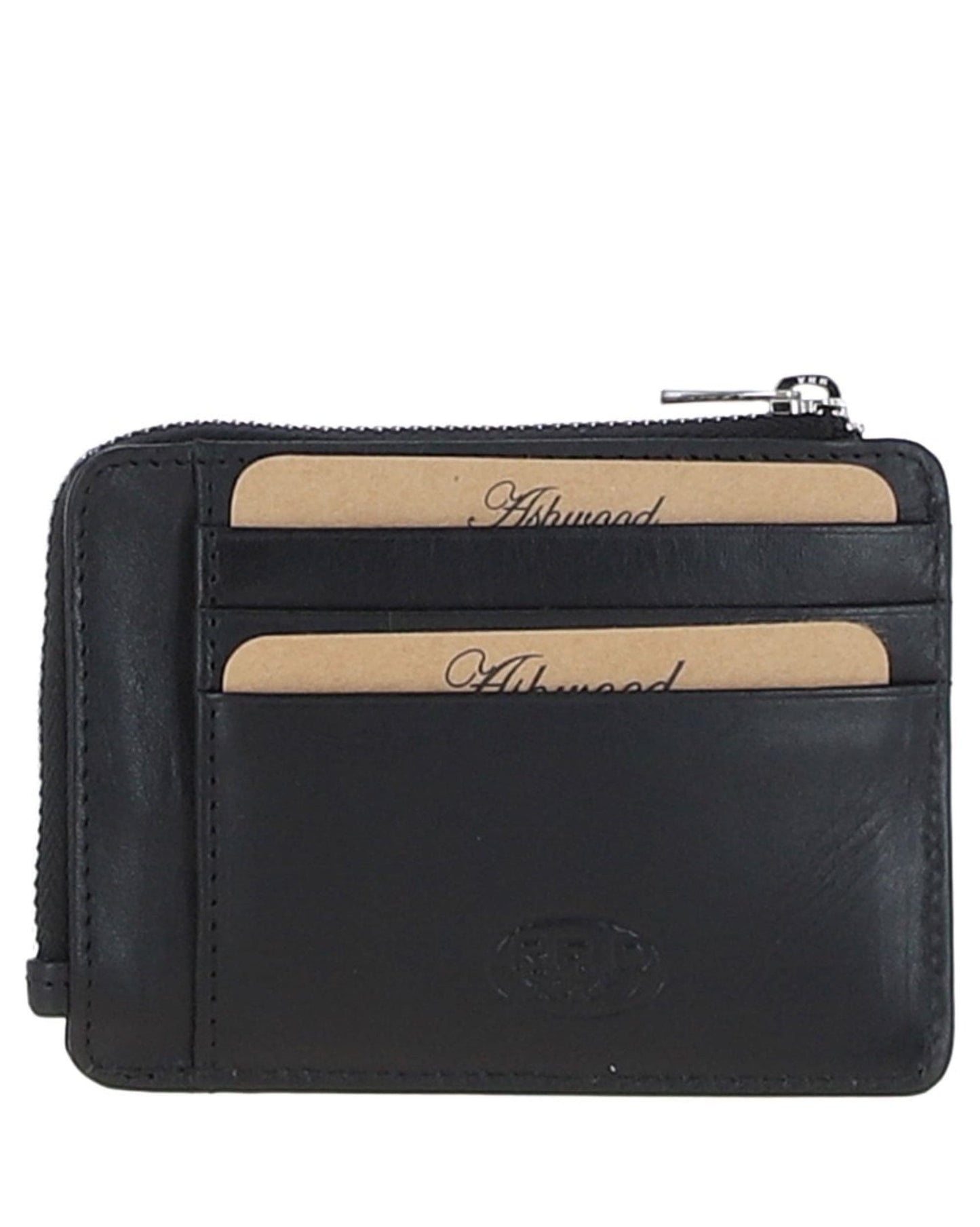 Leather Card Holder Black: 1275-VT